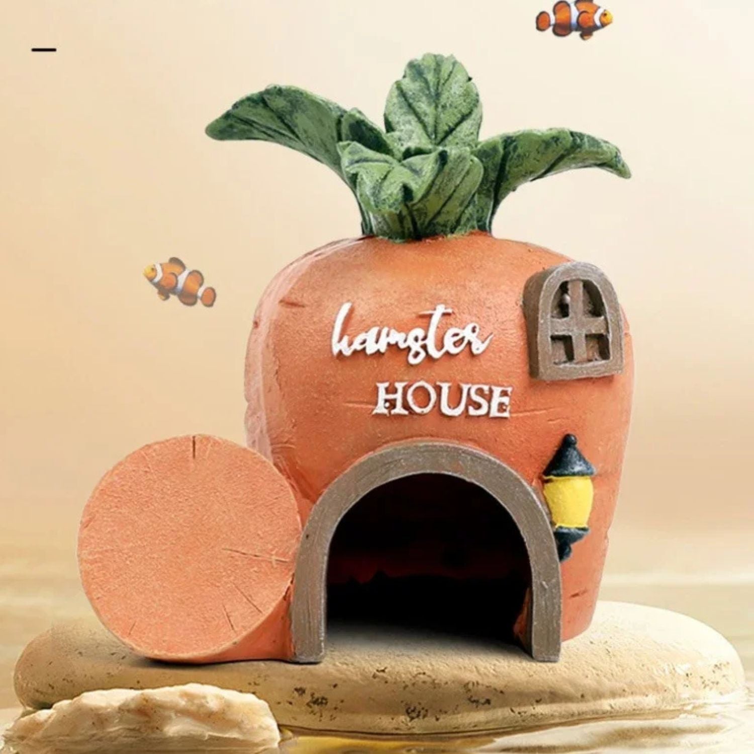 Aquarium Ornament wortel vorm hamsterhuis